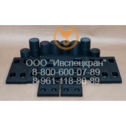 Комплект плит скольжения автокрана Ивановец КС-45717